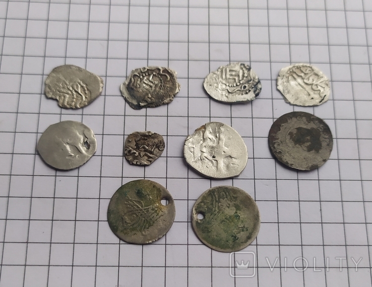 Срібні монети, 10 шт.