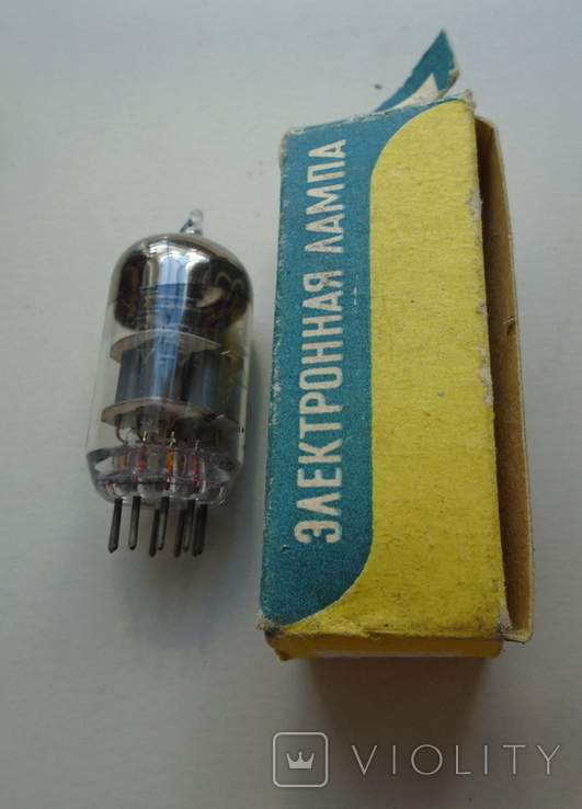 Лампа 6Н23П в коробке от 6Н23ПЕВ, фото №2