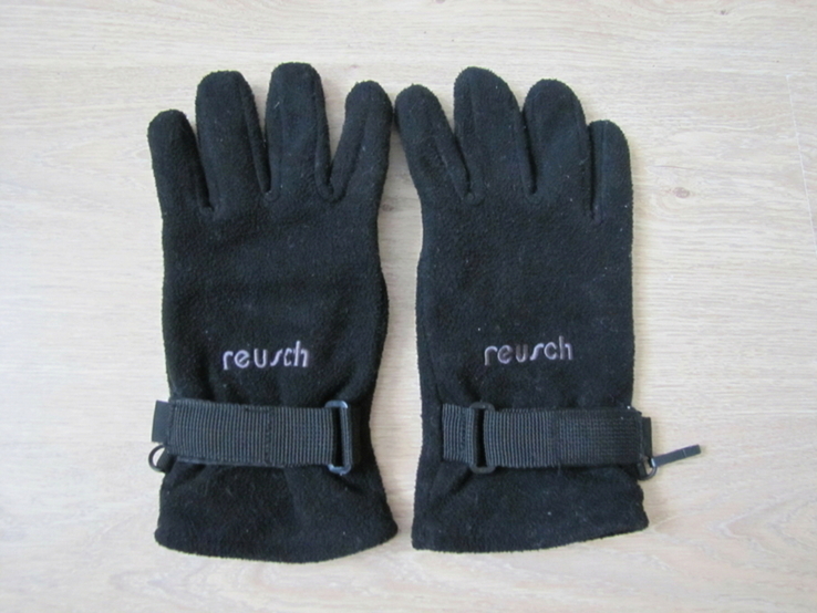 Модные мужские флисовые перчатки Reusch в хорошем состоянии
