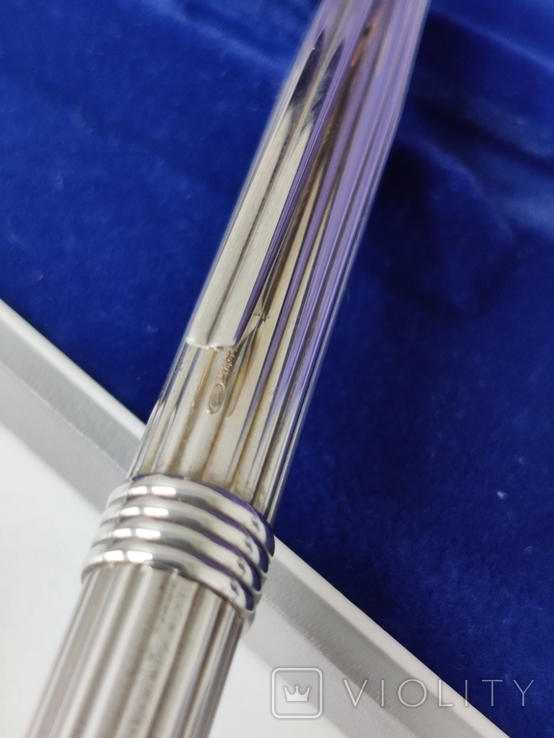 Перьевая ручка Christian Dior Paris ( серебро , перо золото ), фото №5