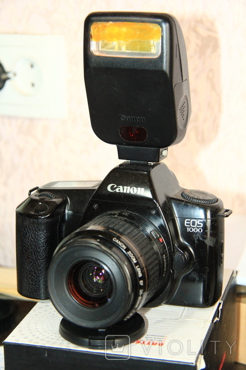 Фотоаппарат Canon 1000(Canon EF 35-80 ultrasonic,Canon Speedlite 200E), фото №2