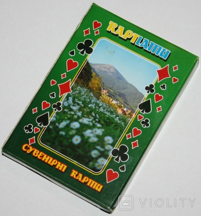 Игральные карты "Карпати" (сокращенная колода,36 листов) "Країна",Украина