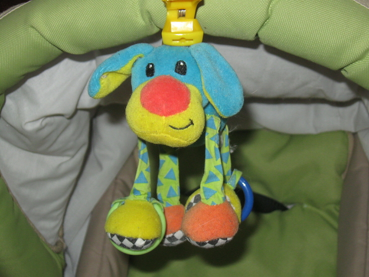 Игрушка на прищепке дребезжащая на коляску, кроватку., фото №3
