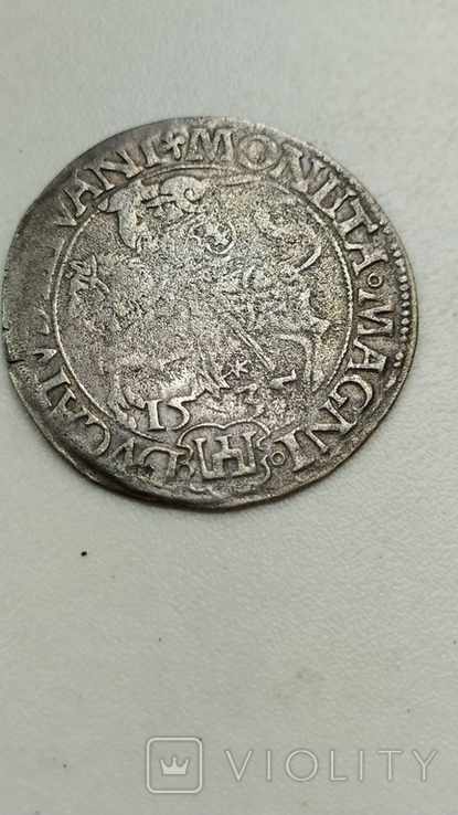 Широкий грош литовский 1535г., фото №3