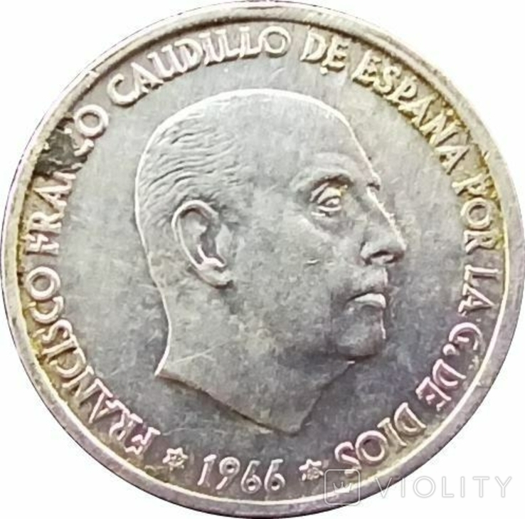 Испания 50 песет 1966