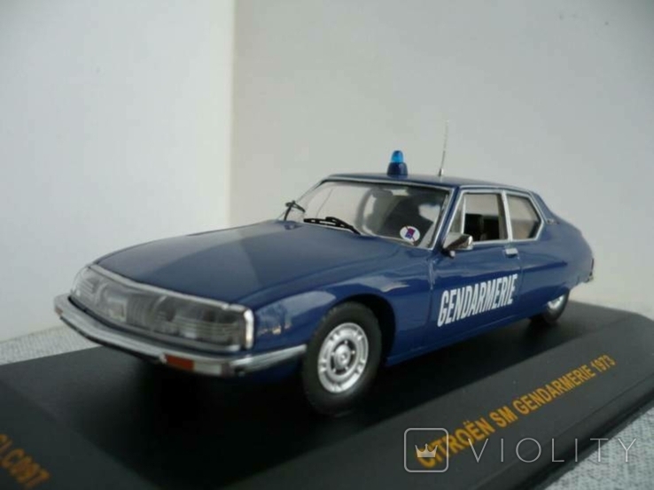  Citroen SМ - полиция Франции 1:43 IXO Models, фото №4