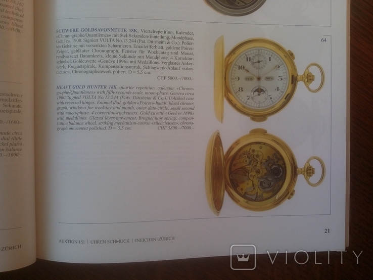Uhren auktion 151 november 2010 INEICHEN ZURICH аукцион часы, фото №12