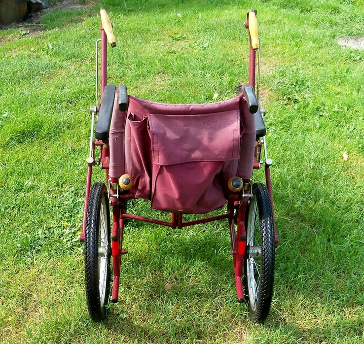 Коляска інвалідська ричажна, фото №5