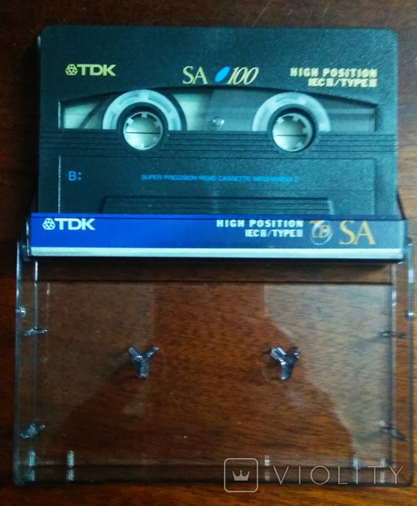 Аудиокассета TDK- чистая, без записи, без упаковки