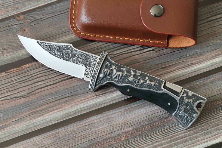 Охотничий складной нож hunter-23 (1273), фото №2