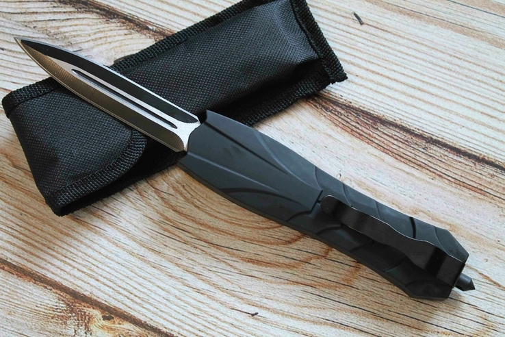 Нож-автомат с фронтальным выбросом bat black, numer zdjęcia 5