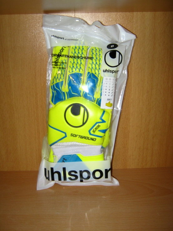 Вратарские перчатки uhlsport soft ground р.8 и 9 новые germany, фото №2