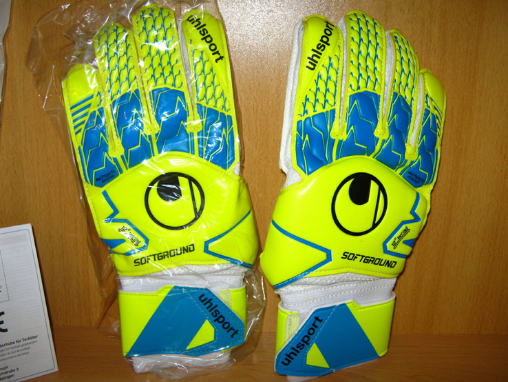 Вратарские перчатки uhlsport soft ground р.8 и 9 новые germany, numer zdjęcia 3