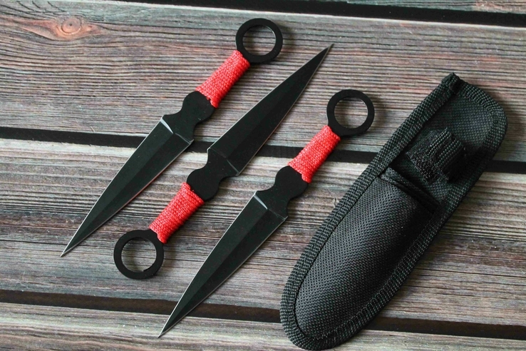 Набор из трех метательных ножей Дартс, photo number 4