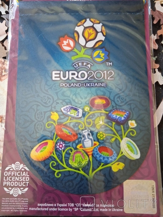 Вымпел к Евро 2012.Новый в упаковке.