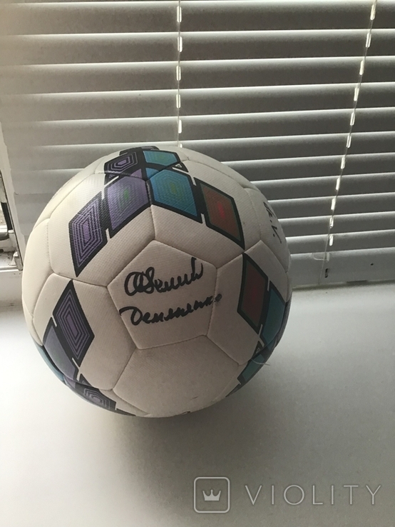 Футбольный мяч с автографами, фото №3