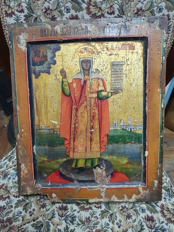 Икона Святая Екатерина, фото №2