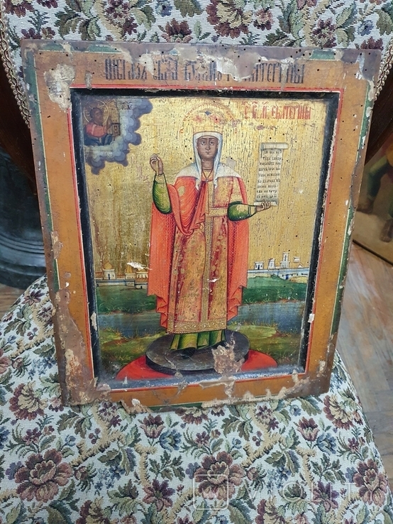Икона Святая Екатерина, фото №3