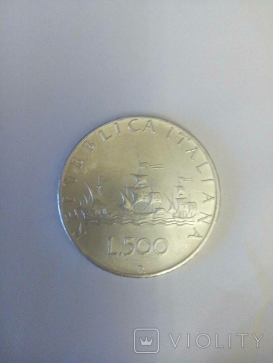 500 Лир Серебро, фото №2