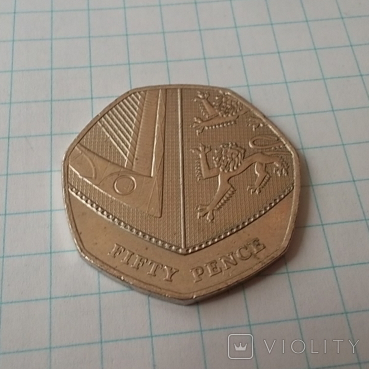 Великобритания 50 пенсов, 2019, фото №11