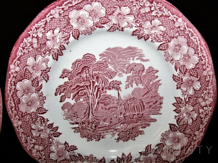 Большие плоские блюда Wedgwood Веджвуд Англия, фото №8