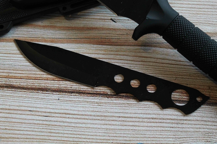 Тактический нож + Метательный нож Black FJ8, фото №6