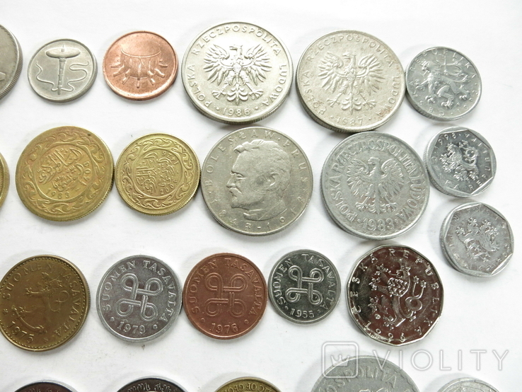 Монеты мира. Грузия.Болгария.Чехия.Малайзия и другие в лоте 37 штук, фото №10