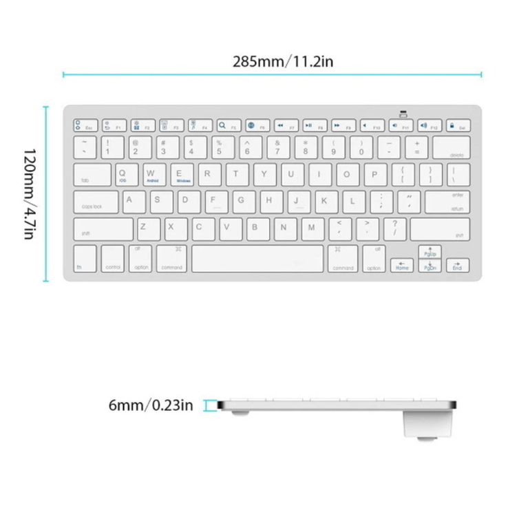 Беспроводная Bluetooth клавиатура Wireless Keyboard X5, фото №5