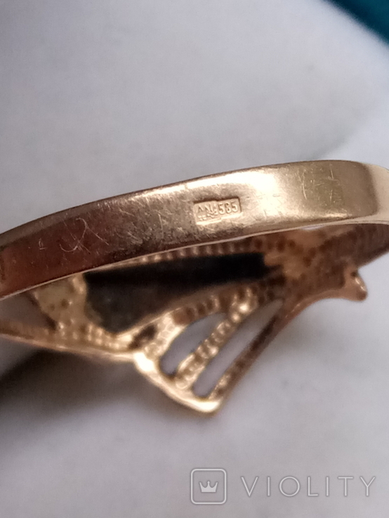Золотое кольцо 1.5 грм., фото №5