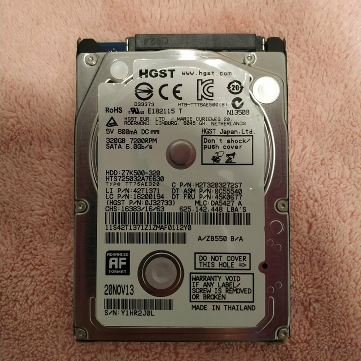 Жёсткий диск HGST HTS725032A7E630