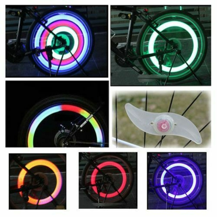 LED подсветка на спицы велосипеда YY-601 4 шт, фото №2