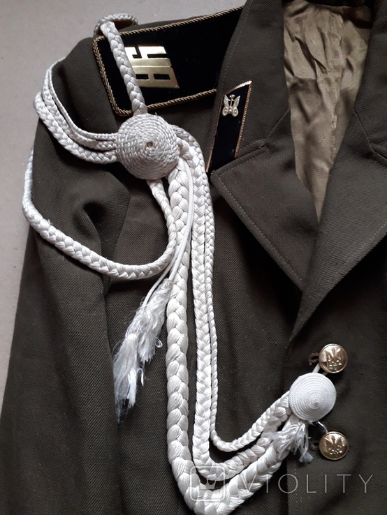 Дембельский китель рядовой Украинской Армии ноябрь 1991г ранняя Украина первая униформа, фото №6