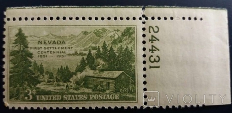 США 1950 г.,Штат Невада, MNH