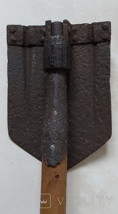 Немецкая раскладная саперная лопатка, фото №4