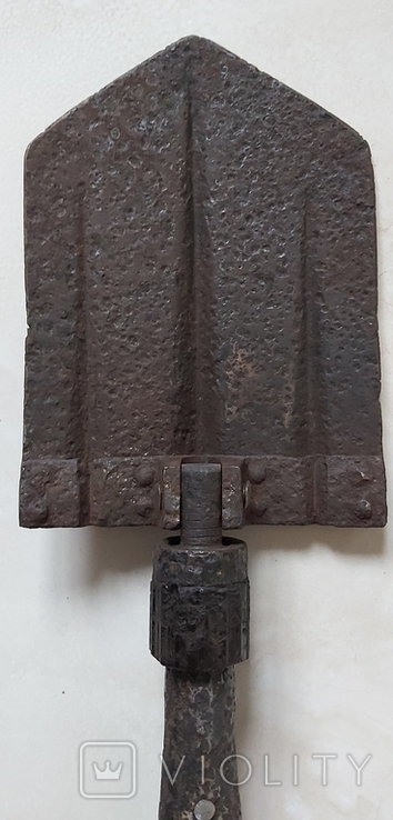 Немецкая раскладная саперная лопатка, фото №6
