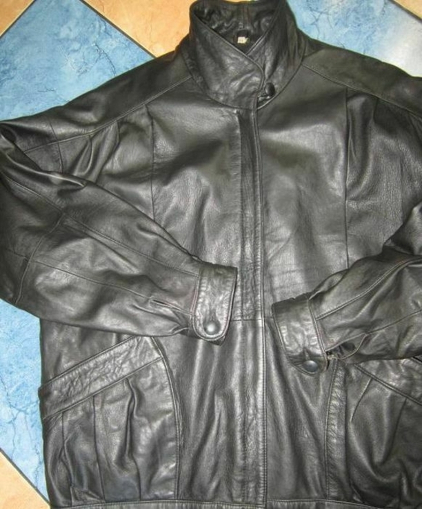 Большая женская кожаная куртка Echtes Leather. Германия. Лот 1023, numer zdjęcia 10