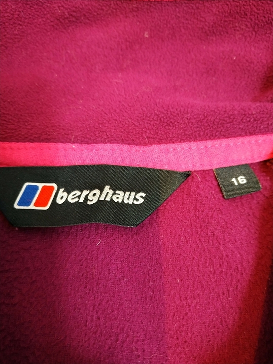 Кофта. Лонгслив BERGHAUS флис реглан р-р 16, фото №8