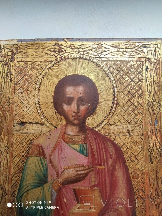 Икона св. Пантелеймон, фото №3