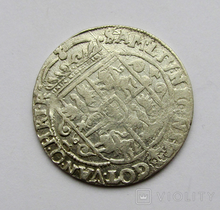Орт 1624 коронный, Сигизмунд III , Быдгощь, фото №3