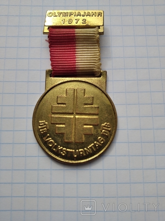 Медаль,олімпіада 1972р., фото №2