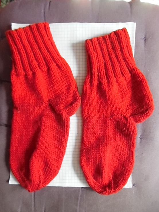 Носки шерстяные вязаные, фото №3