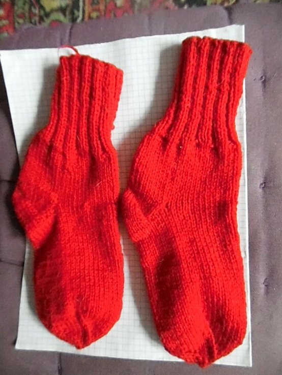 Носки шерстяные вязаные, photo number 3