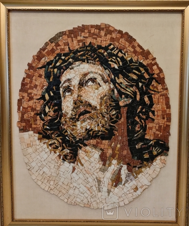 "Crown of Thorns" Roman mosaic made of natural stone, photo number 2