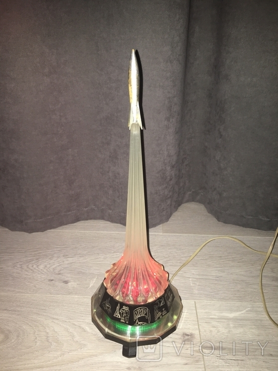 Настільна лампа СССР "Ракета", фото №3