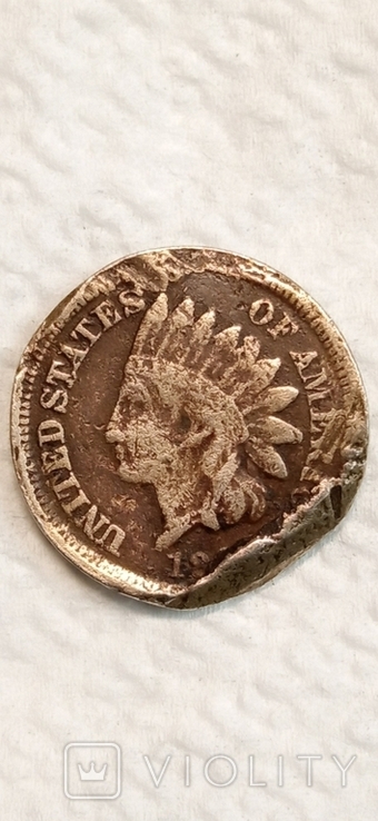 1 цент 1859-1864г. Вес 4,67. Медно-никелевый сплав. США, фото №3