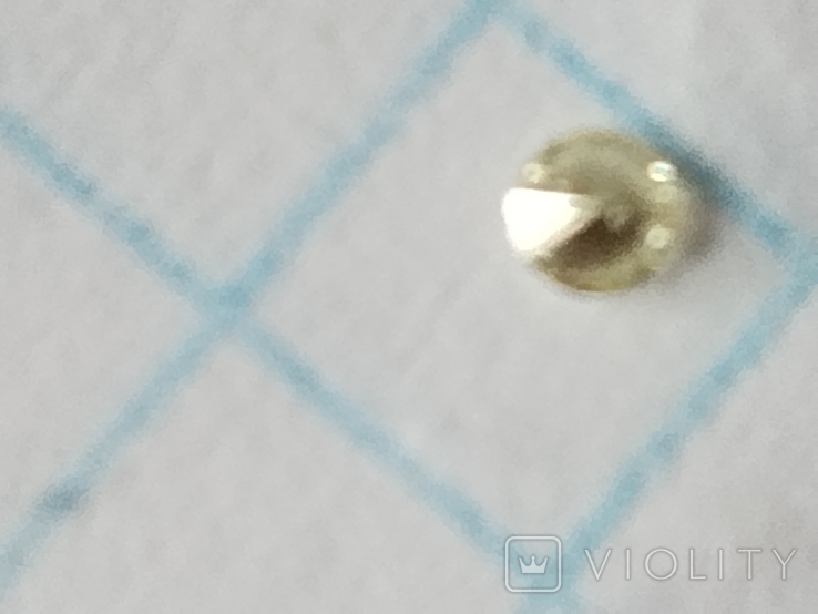 Лимонний діамант 2.0 мм, фото №4