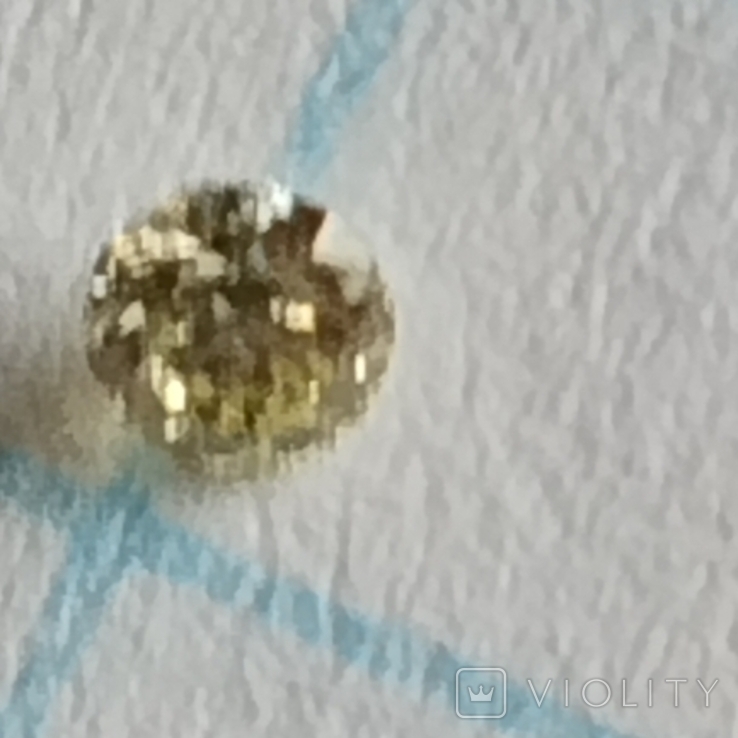 Лимонний діамант 2.0 мм, фото №5