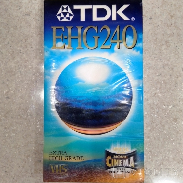 Видеокассета TDK EHG240 новая запечатанная, фото №3