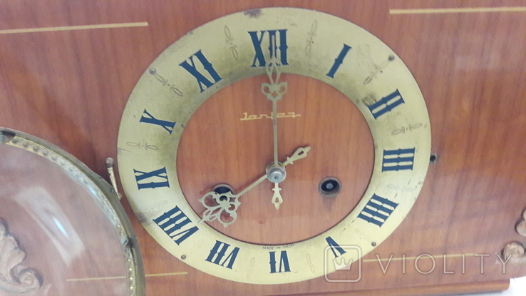 Каминные часы Янтарь с боем., фото №11