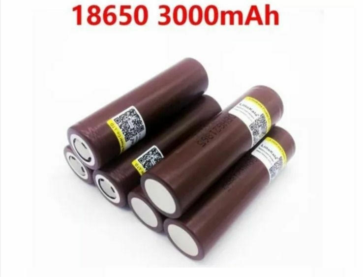 Высокотоковые аккумуляторы LG 18650 HG2 3000 mah Li-ion., фото №2